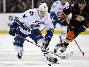 At the halfway point of the season, Bo Horvat leads the Canucks in goals and points.