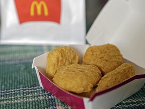 Police say a boy first approached a girl inside a McDonald’s in Harlem on Tuesday and asked her for one of her Chicken McNuggets