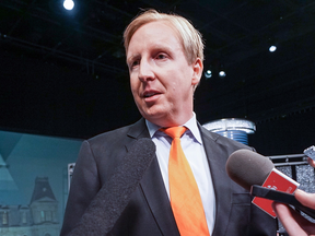 New Brunswick NDP Leader Dominic Cardy in 2014.