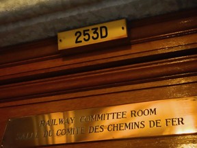 The nameplate above the door to Room 253-D of the Centre Block  marks one of the biggest and most commonly used committee meeting rooms on Parliament Hill.