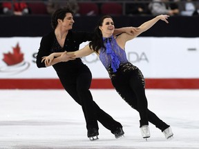 Tessa Virtue and Scott Moir won the national title in January, following a competitive break after the 2014 Olympic Games.