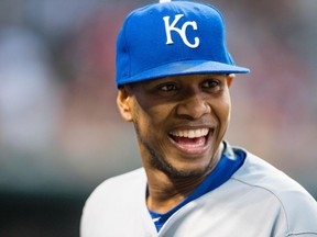 In this June 2, 2016 file photo, Kansas City Royals pitcher Yordano Ventura walks off the field during a game against Cleveland.