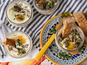 Dorie Greenspan's Earthy Coddled Eggs.