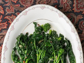 Sauteed Broccoli Rabe.