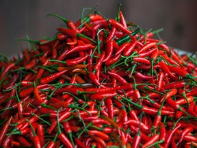 The fruit of the capsicum plant, chili peppers are native to modern-day Mexico.