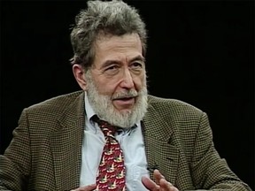 Hentoff as a guest on Charlie Rose in 1995.