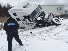 The passenger was taken to Northumberland Hills Hospital and shortly after was airlifted to a Toronto trauma centre