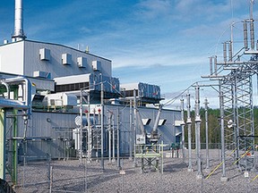 The paid curtailment at the Iroquois Falls co-generating station is part of efforts to reform the way that small independent energy producers, known as 'non-utility generators', operate.