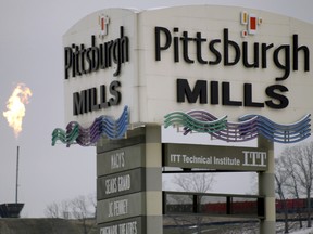 A 2011 file photo of the Pittsburgh Mills mall in Tarentum, Pa