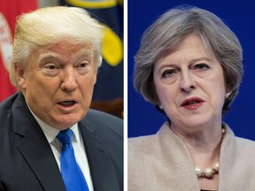 Theresa May will be the first foreign leader to meet with President Trump.