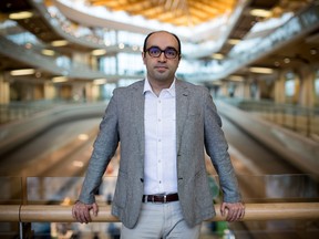 Mehran Shirazi at the Simon Fraser University campus in Surrey, British Columbia.