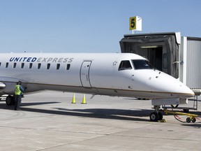 A file photo of a United Express jet
