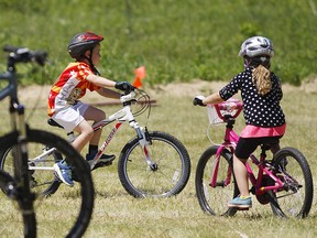 Get your kid off a fake bike and onto a real one.