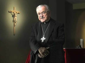 Calgary Roman Catholic Bishop Fred Henry on November 10, 2015