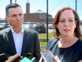 Leader of Ontario's Official Opposition, Patrick Brown, and Nepean-Carleton MPP Lisa MacLeod