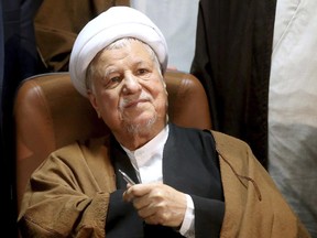 Former Iranian President Akbar Hashemi Rafsanjani in 2015
