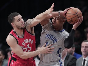 Fred VanVleet (L) chipped in with 10 points, four rebounds and a couple of assists while running the team with a calm and steady hand that belies his experience.