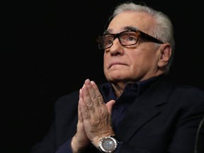 Director Martin Scorsese during a press conference for the opening of the Martin Scorsese exhibition at the Cinematheque Francaise in Paris