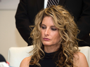 Summer Zervos at a press conference to announce her defamation lawsuit against President-elect Donald Trump  on Jan. 17, 2017 in Los Angeles.