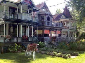 Some of the Victorian-era homes in Lily Dale, N.Y., originally built as summer homes, are now year-round residences.