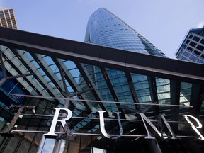 The Trump International Hotel and Tower is seen in Vancouver, B.C., on Friday January 20, 2017