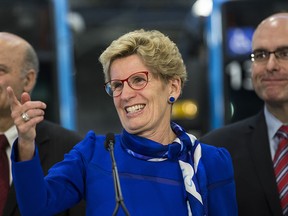 Premier Kathleen Wynne puts the brakes on tolls and pledges gas tax money to Toronto at press conference in Richmond Hill, Ont. on Friday January 27, 2017.
