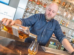 Ewan Morgan, a world-renowned expert in whisky from Dufftown, Scotland, works as an educator in the field of whisky, leading classes and seminars for spirits producer Diageo.