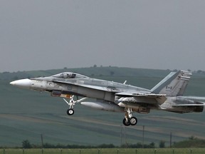 File photo of CF-18 fighter jet