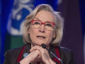 Indigenous and Northern Affairs Minister Carolyn Bennett responds to a question during a session at the AFN Special Chiefs assembly in Gatineau, Wednesday December 7, 2016.
