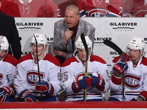 Michel Therrien's Canadiens head into the bye week skidding toward the same proverbial cliff that the team fell off last year.
