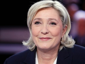 French presidential election candidate for the far-right Front National party Marine Le Pen