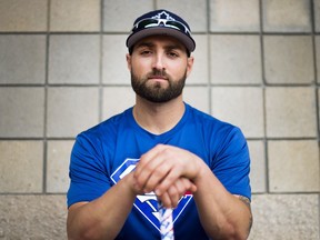 Toronto Blue Jays centre fielder Kevin Pillar poses for a photograph prior to Blue Jays spring training in Dunedin, Fla., on Feb. 13.