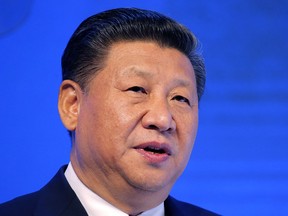 Chinese President Xi Jinping speaks at the World Economic Forum in Davos, Switzerland. U.S.