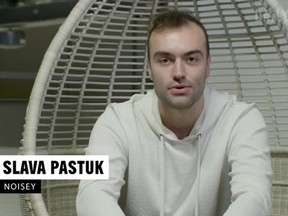 Yaroslav Pastukhov, who went by the name Slava Pastuk, in a Vice video.