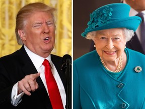 Queen Elizabeth can handle Donald Trump.