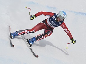 Marie-Michele Gagnon of Canada competes in the women's combined event at the FIS Alpine Ski World Championships on Feb. 10, 2017 in St. Moritz, Switzerland.
