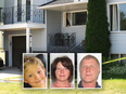 Handout photos of Nathan O'Brien and his grandparents Alvin and Kathryn Liknes, with the Liknes Parkhill home.