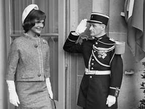 Jacqueline Kennedy, shown leaving the Quai d'Orsay 1961 in Paris, has made a lasting mark on fashion and style.
