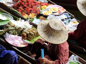 Destinations on the itinerary include Seoul, the starting point; Tokyo; Hong Kong; and Chiang Mai, Thailand, pictured.