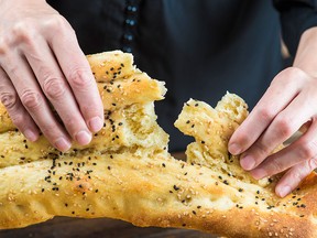 Peace Meal Kitchen is an exercise in gastrodiplomacy – fostering cultural exchange and increased understanding through food. Naan-e barbari (Persian flatbread) is pictured.