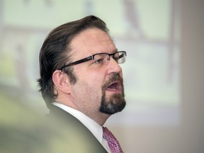 Sebastian Gorka at the International Special Training Center's Military Assistance Course in Germany in 2015.