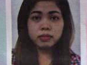 This photo from Indonesian news portal Kumparan obtained on Thursday, Feb. 16, 2017 shows the portrait on the passport of Siti Aisyah, 25, an Indonesian woman suspected to be involved in the killing of the North Korean leader's half brother at Kuala Lumpur Airport on Monday, Feb. 13. Indonesian diplomats in Malaysia have met with the woman and confirmed she is an Indonesian citizen, officials said Thursday.