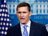 U.S. National Security Adviser Michael Flynn speaks at the White House on Wednesday. “As of today, we are officially putting Iran on notice,” he said.