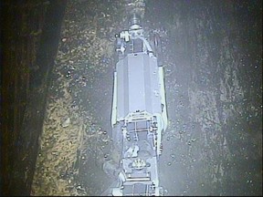 Tokyo Electric Power Co. released a photo that shows a remote-controlled robot inside the Unit 2 reactor's containment vessel at Fukushima Dai-ichi nuclear power plant in Japan.