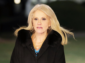 White House Counsellor to the President Kellyanne Conway outside the White House on Feb. 9, 2017