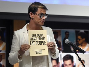 Milo Yiannopoulos speaks at the University of Colorado campus in Boulder, Colo., on Jan. 25, 2017.