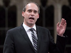 NDP MP Guy Caron rises during question period in the House of Commons Wednesday April 30, 2014.