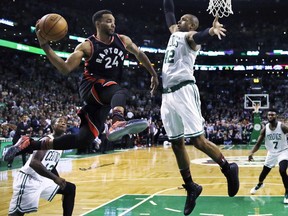 Foul trouble to several players, including Toronto Raptors guard Norman Powell, didn't help in Boston on Wednesday night.