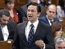 Conservative MP Pierre Poilievre during Question Period on Monday.