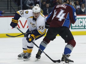 Several players were calling the Cody McLeod (L) hit “accidental-on-purpose.”